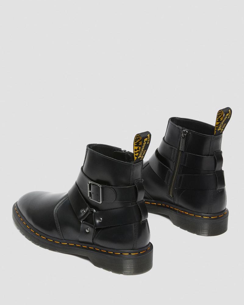 Dr Martens Jaimes Læder Harness Ankelstøvler Dame Sort | DK 60TCE